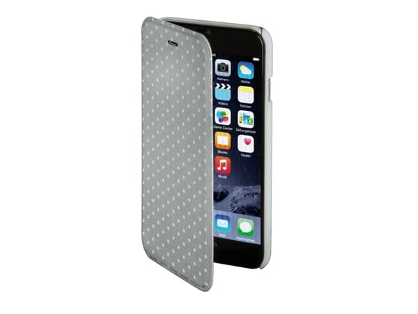 Hama 00137511, Avattava kotelo, Apple, iPhone 6, iPhone 6s, Harmaa, Valkoinen