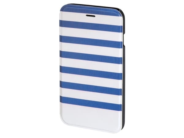 Hama Stripes, Folio, Apple, iPhone 6/6s, 11,9 cm (4.7"), Blå, Hvit