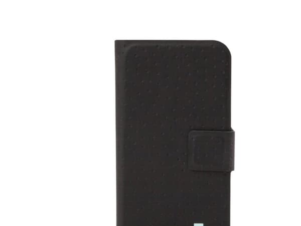Golla AIR Slim Folder - Flip cover för mobiltelefoner - polyuretan, polykarbonat - ask