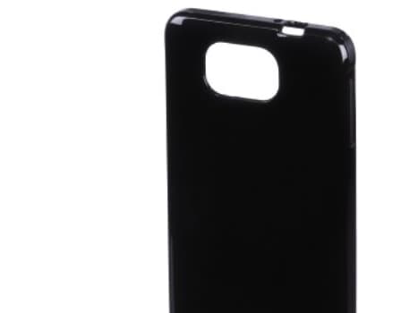 Hama "Crystal" - Baksidedeksel for mobiltelefon - termoplast-polyuretan (TPU) - svart - for Samsung Galaxy Alpha