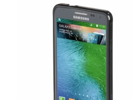 Hama "Crystal" - Baksidedeksel for mobiltelefon - termoplast-polyuretan (TPU) - svart - for Samsung Galaxy Alpha