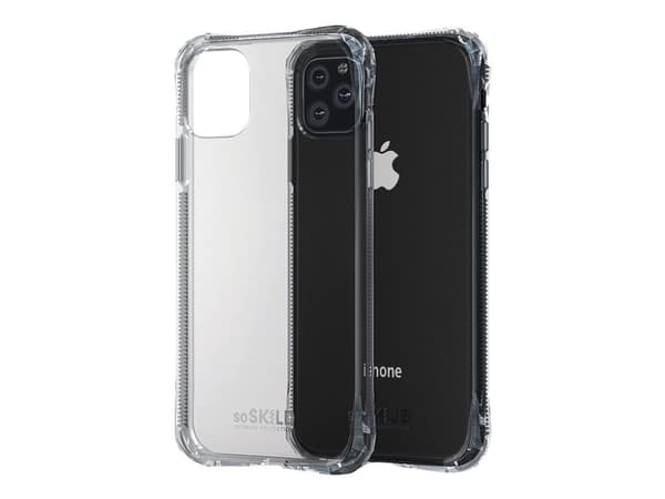 SoSkild Absorb Impact Case - Baksidedeksel for mobiltelefon - gummi - gjennomsiktig - for Apple iPhone 11 Pro Max