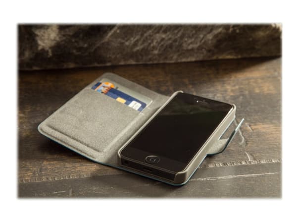 Golla ROAD Slim Folder - Lommebok for mobiltelefon - polyuretan - blå