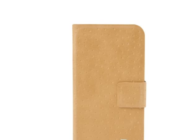 Golla AIR Slim Folder - Lommebok for mobiltelefon - polyuretan, polykarbonat - karamell