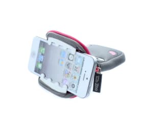 Lazerbuilt TabZoo Hippo, Pussi, Apple, iPhone 5/5S, Samsung Galaxy S4, Harmaa, Vaaleanpunainen, Valkoinen