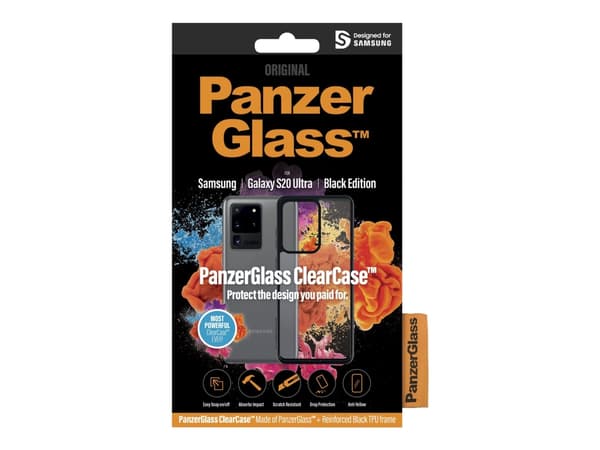 PanzerGlass 0240, Suojus, Samsung, Samsung - Galaxy S20 Ultra, 17,5 cm (6.9"), Musta