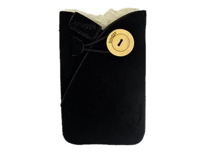 Snugg - Pung for mobiltelefon / spiller / kamera - faux-semsket - rosa