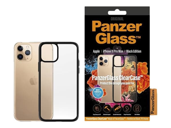 PanzerGlass 224, Suojus, Apple, Apple - iPhone 11 Pro Max, 16,5 cm (6.5"), Musta