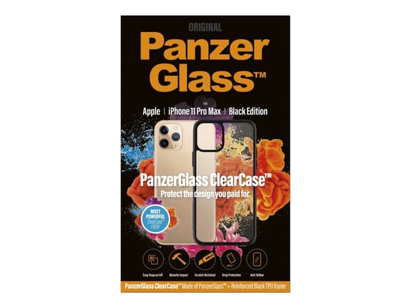 PanzerGlass 224, Suojus, Apple, Apple - iPhone 11 Pro Max, 16,5 cm (6.5"), Musta