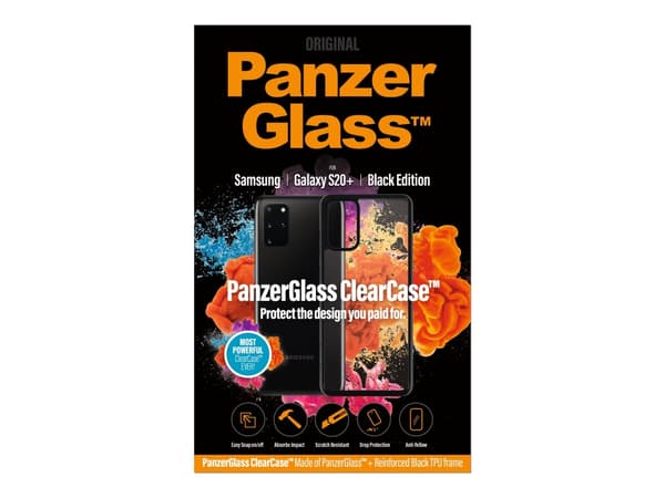 PanzerGlass 0239, Suojus, Samsung, Samsung - Galaxy S20+, 17 cm (6.7"), Musta