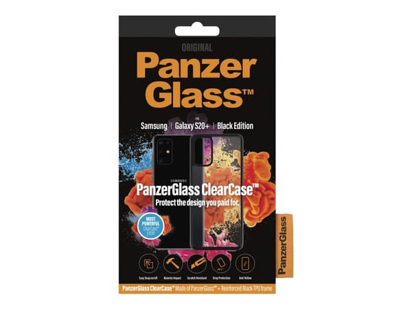 PanzerGlass 0239, Suojus, Samsung, Samsung - Galaxy S20+, 17 cm (6.7"), Musta