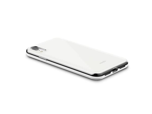 Moshi iGlaze, Rajallinen, Apple, iPhone XR, Hopea, Valkoinen