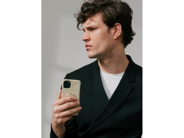 IDEAL OF SWEDEN Fashion Case S/S20 - Baksidedeksel for mobiltelefon - plastikk - sandstormsmarmor - for Apple iPhone 6, 6s, 7, 8, SE (2nd generation)