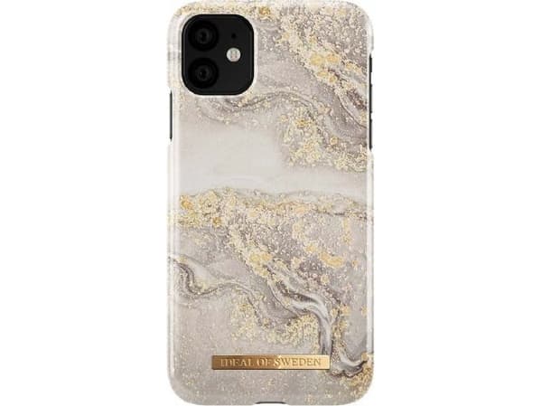 IDEAL OF SWEDEN Fashion Case S/S19 - Baksidedeksel for mobiltelefon - plastikk - sparkle greige-marmor - for Apple iPhone 11, XR