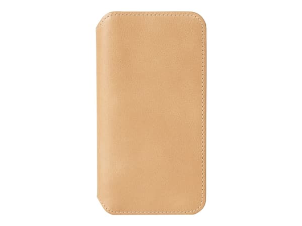 Krusell Sunne - Vikbart fodral för mobiltelefon - tyg, vintageläder - vintage naken - för Apple iPhone 11 Pro
