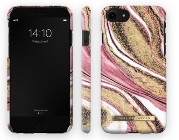 IDEAL OF SWEDEN Fashion Case S/S20 - Baksidedeksel for mobiltelefon - plastikk - kosmisk rosasvirr - for Apple iPhone 6, 6s, 7, 8, SE (2nd generation