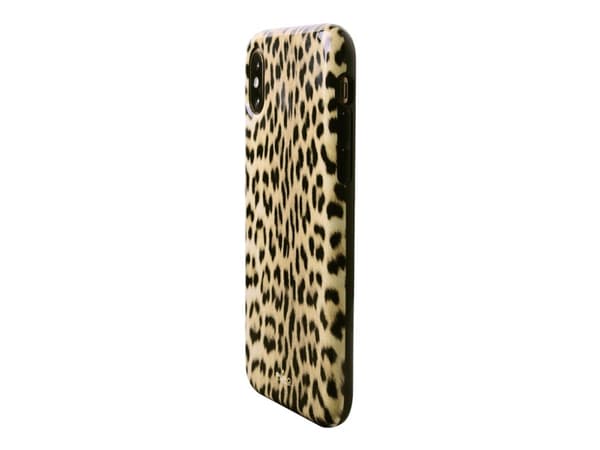 PURO Glam Leopard - Baksidedeksel for mobiltelefon - Leopard - for Apple iPhone XS Max