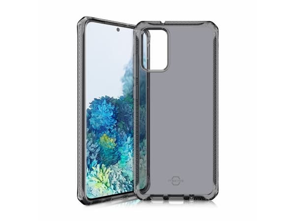 ITSKINS Spectrun Clear, Suojus, Samsung, Galaxy S20+, 17 cm (6.7"), Harmaa, Läpinäkyvä