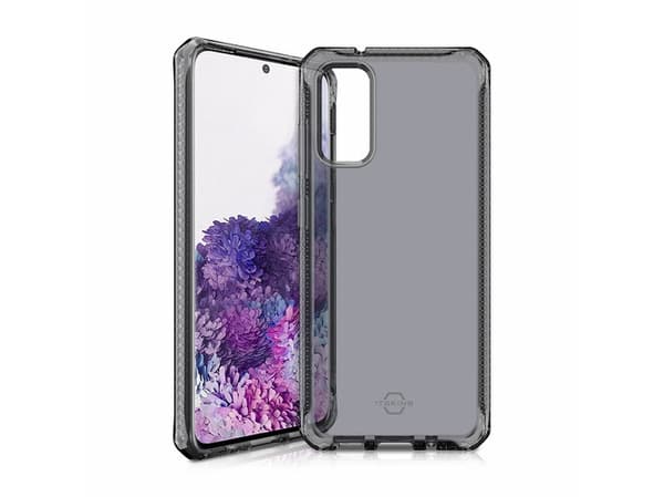 ITSKINS Spectrum Clear - Baksidedeksel for mobiltelefon - røyk - for Samsung Galaxy S20, S20 5G