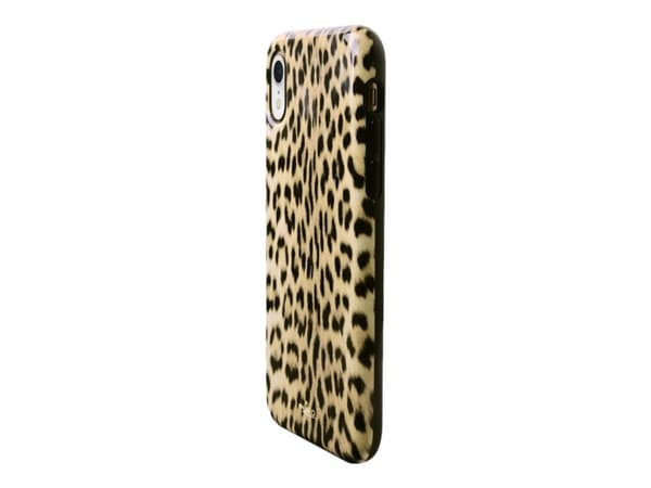 PURO Glam Leopard - Baksidedeksel for mobiltelefon - Leopard - for Apple iPhone XR
