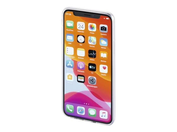 Hama Essential Line "Crystal Clear" - Baksidesskydd för mobiltelefon - termoplastisk polyuretan (TPU) - transparent - för Apple iPhone 11