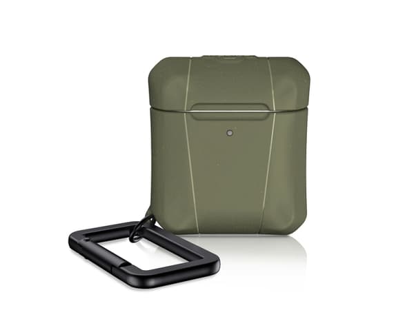 ITSKINS FERONIABIO-suojus AirPods®:lle (1. ja 2. sukupolvi). Khakinvihreä