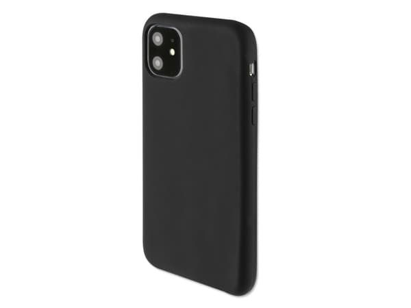 4smarts Cupertino - Baksidedeksel for mobiltelefon - væskesilikon - svart - for Apple iPhone 11