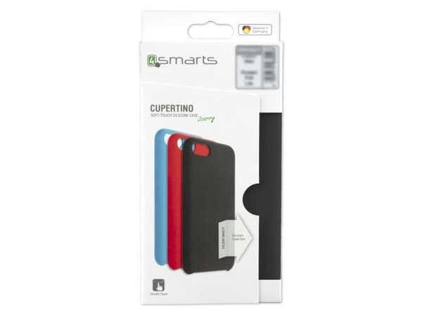 4smarts Cupertino - Baksidedeksel for mobiltelefon - væskesilikon - svart - for Apple iPhone 11