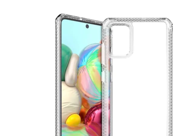 ITSKINS HYBRID CLEAR-skydd för Samsung Galaxy A71, transparent