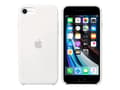 Miniatyrbild 4 av 5: Apple - Baksidesskydd för mobiltelefon - silikon - vit - för iPhone 7, 8, SE (andra generationen)
