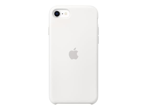 Apple - Baksidesskydd för mobiltelefon - silikon - vit - för iPhone 7, 8, SE (andra generationen)