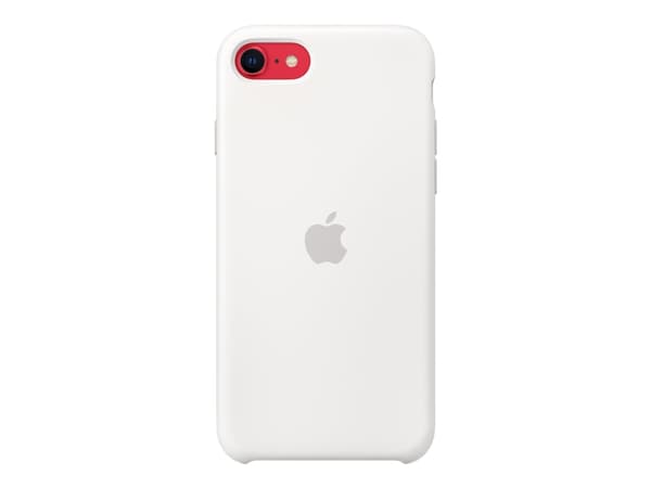 Apple - Baksidesskydd för mobiltelefon - silikon - vit - för iPhone 7, 8, SE (andra generationen)