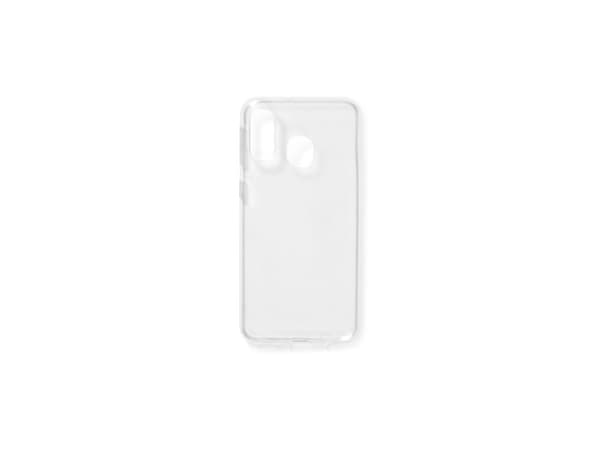 eSTUFF Soft Case - Baksidesskydd för mobiltelefon - UV-belagd termoplastisk polyuretan - transparent - för Samsung Galaxy A40