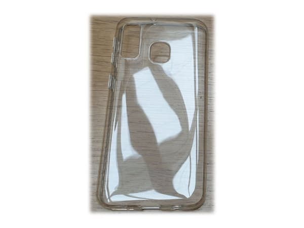 eSTUFF Soft Case - Baksidesskydd för mobiltelefon - UV-belagd termoplastisk polyuretan - transparent - för Samsung Galaxy A40