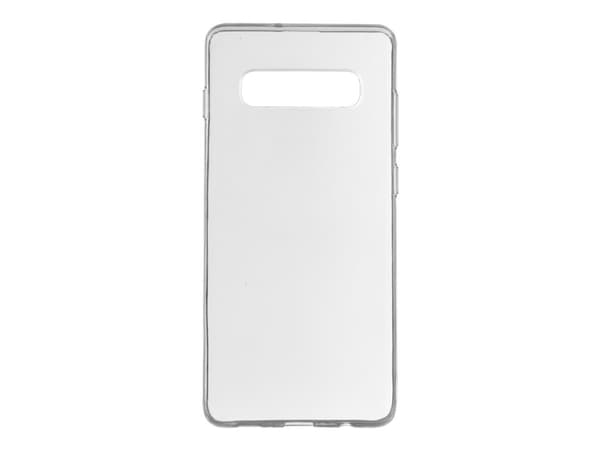 eSTUFF - Baksidedeksel for mobiltelefon - UV-belagt termoplast-polyuretan - gjennomsiktig - for Samsung Galaxy S10+