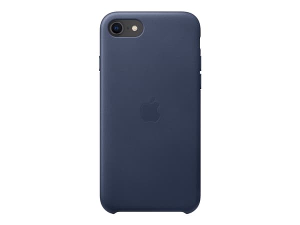 Apple - Baksidesskydd för mobiltelefon - läder - midnattsblå - för iPhone 7, 8, SE (andra generationen)