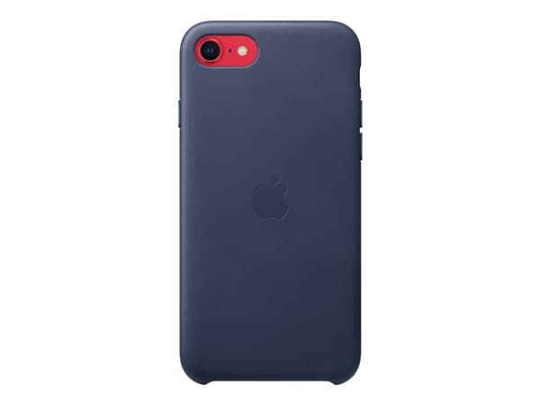 Apple - Baksidesskydd för mobiltelefon - läder - midnattsblå - för iPhone 7, 8, SE (andra generationen)