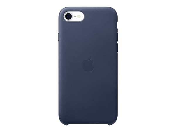 Apple - Baksidesskydd för mobiltelefon - läder - midnattsblå - för iPhone 7, 8, SE (andra generationen)