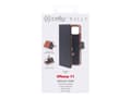 Miniatyrbilde 5 av 5: Celly Wally - Lommebok for mobiltelefon - fauxlær - svart - for Apple iPhone 11