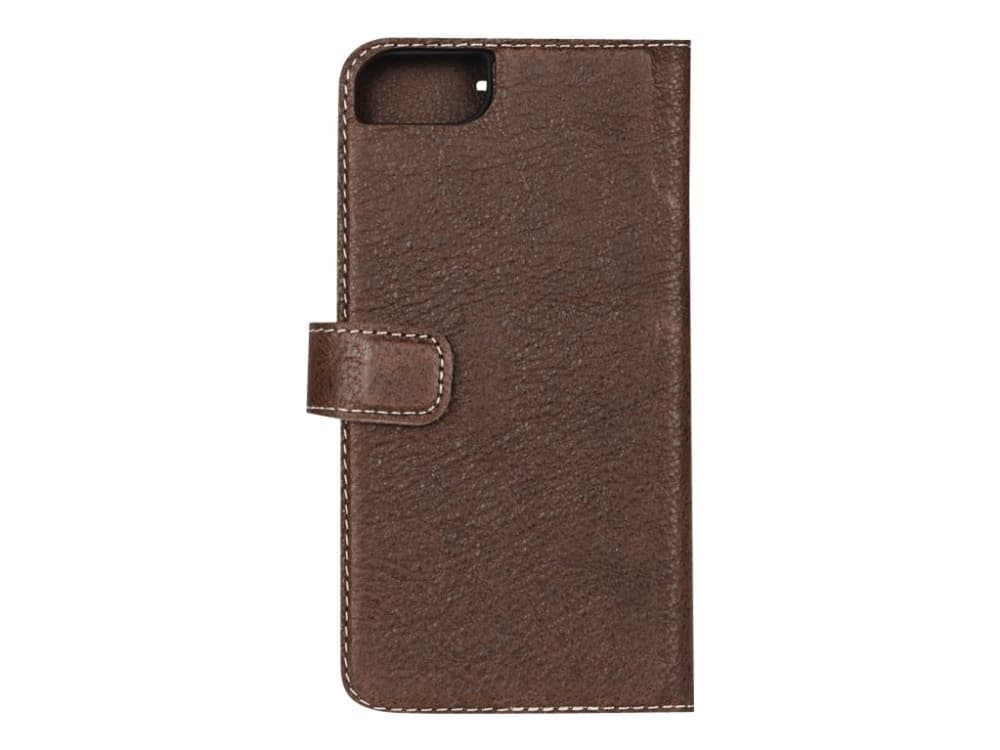 Essentials Wallet Detachable - Vikbart fodral för mobiltelefon - läder - brun - för Apple iPhone 6s, 7, 8