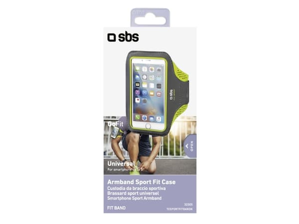 SBS TESPORTFITBANDK, Käsilaukku, Mikä tahansa tuotemerkki, 12,7 cm (5"), Keltainen