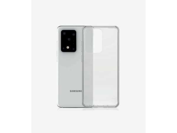 PanzerGlass ClearCase - Baksidedeksel for mobiltelefon - herdet glass, termoplast-polyuretan (TPU) - blank - for Samsung Galaxy S20 Ultra, S20 Ultra