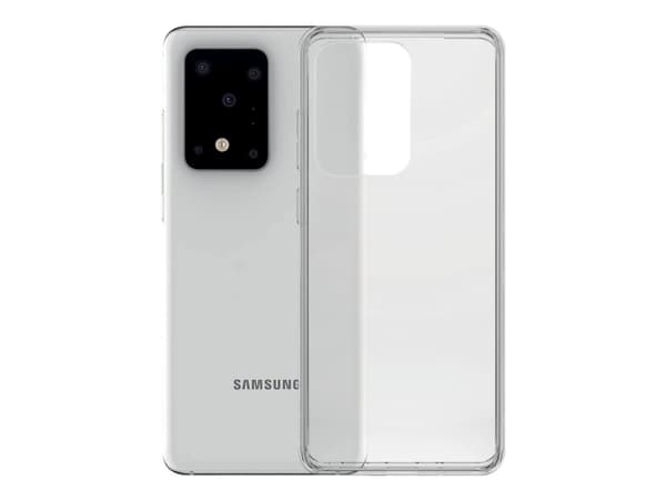 PanzerGlass ClearCase - Baksidedeksel for mobiltelefon - herdet glass, termoplast-polyuretan (TPU) - blank - for Samsung Galaxy S20 Ultra, S20 Ultra