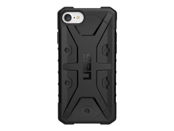 UAG Rugged for Case for Apple iPhone SE (2020) - Pathfinder Black - Baksidedeksel for mobiltelefon - svart - 4.7" - for Apple iPhone SE (2nd generati