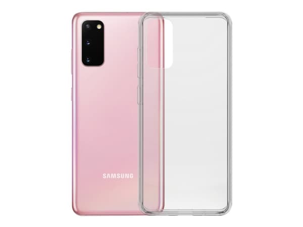 PanzerGlass ClearCase - Baksidedeksel for mobiltelefon - herdet glass, termoplast-polyuretan (TPU) - blank - for Samsung Galaxy S20, S20 5G