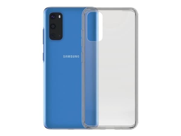 PanzerGlass ClearCase - Baksidedeksel for mobiltelefon - herdet glass, termoplast-polyuretan (TPU) - blank - for Samsung Galaxy S20, S20 5G