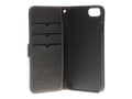 Miniatyrbilde 2 av 5: Insmat Exclusive Flip Case - Lommebok for mobiltelefon - ekte skinn - svart - for Apple iPhone 6, 6s, 8, SE (2nd generation)