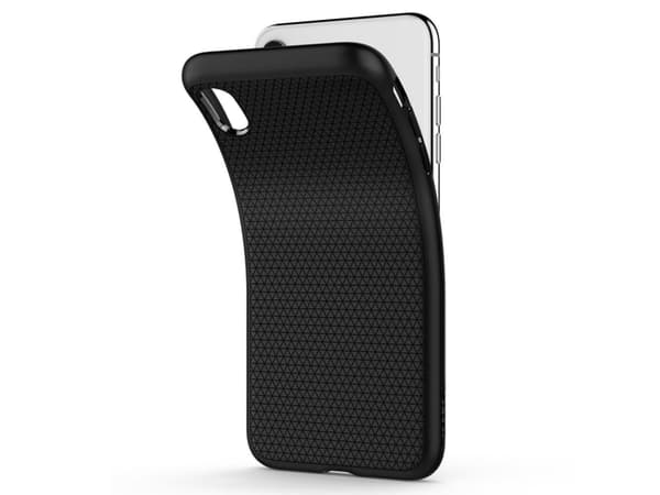 Spigen Liquid Air, Etui, Apple, iPhone X, 14,7 cm (5.8"), Sort