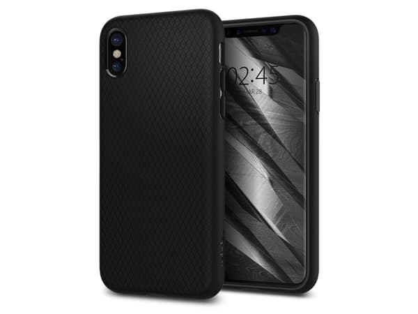 Spigen Liquid Air, Etui, Apple, iPhone X, 14,7 cm (5.8"), Sort