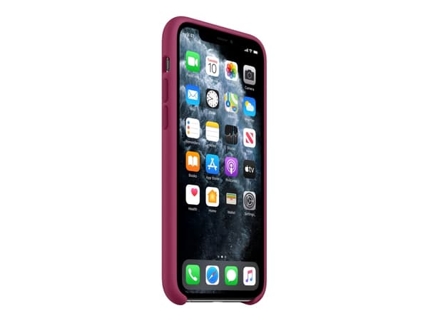 Apple - Baksidedeksel for mobiltelefon - silikon - granateple - for iPhone 11 Pro